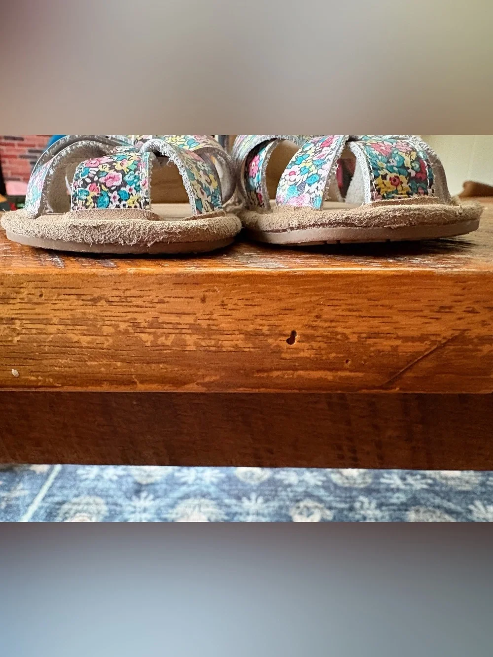 Little Love Bug Floral Closel Toe Sandal